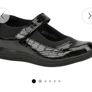 DREW Mary Jane Black Patent Woman Dress Shoes size 11.5 WW